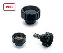 BT. (inch sizes)-Fluted knobs